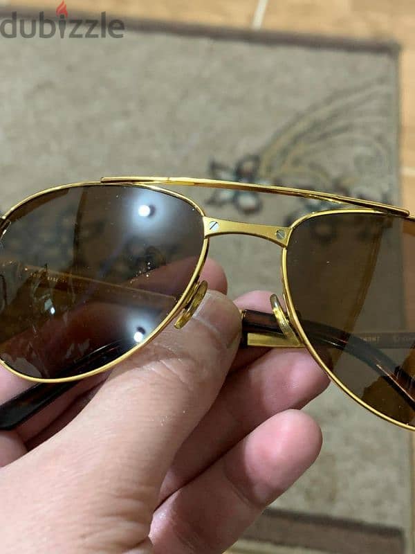 cartier santos edition dumont sunglasses. . . نضاره كارتييه سانتوس دومونت 0