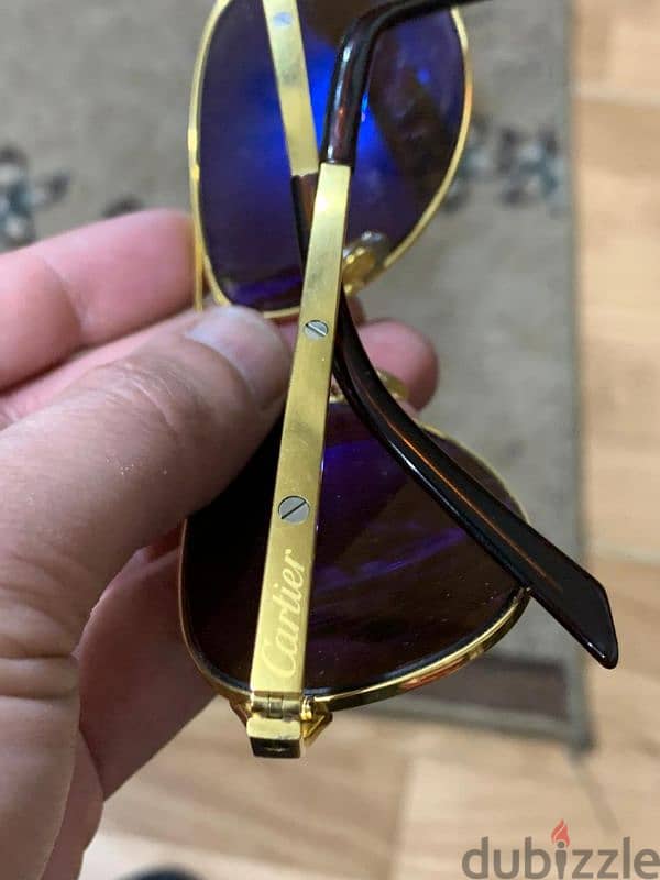 cartier santos edition dumont sunglasses. . . نضاره كارتييه سانتوس دومونت 2