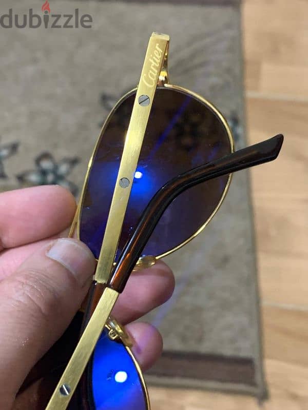 cartier santos edition dumont sunglasses. . . نضاره كارتييه سانتوس دومونت 4