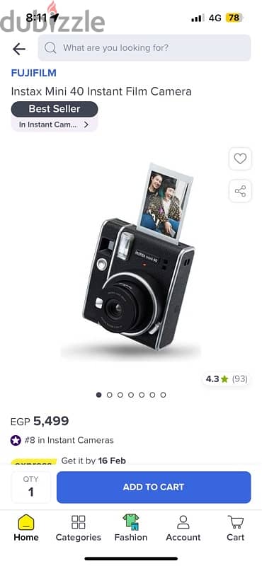 Fujifilm instax mini 40 3