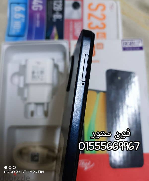 ايتل S23 رام 8 وذاكرة 128 كسر زيرو 4