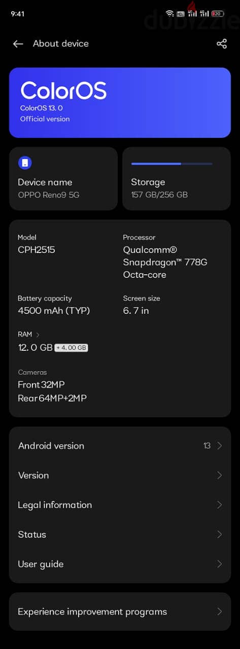 oppo reno9 5G 7