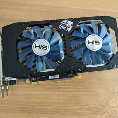 كارت شاشة HIS Rx 570 4gb مستعمل