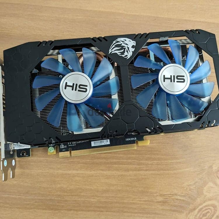 كارت شاشة HIS Rx 570 4gb مستعمل 0