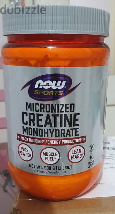 NOW Micronized Creatine Monohydrate 500g كرياتين ناو