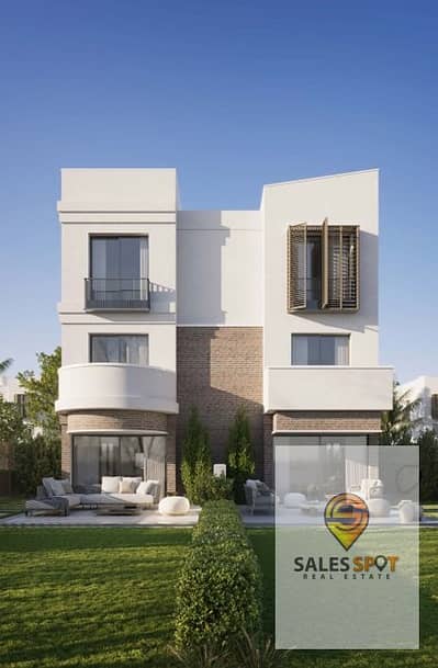 Finished villa for sale in Scenes, in Mostakbal City, next to Hassan Allam, Hap Town, in Mostakbal City, next to Hassan Allam, Hap Town