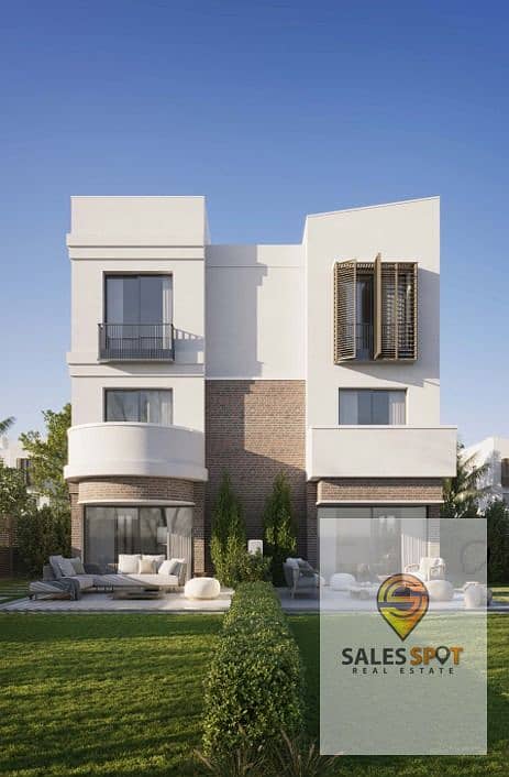 Finished villa for sale in Scenes, in Mostakbal City, next to Hassan Allam, Hap Town, in Mostakbal City, next to Hassan Allam, Hap Town 0