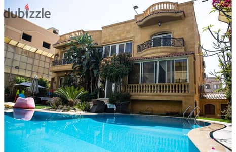 Villa For sale,1150m+1000m/L+ 400m garden in New Cairo - El nargess. 1