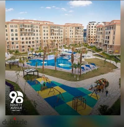 شقة مفروش بالكامل - أول سكن - فيو علي حمام سباحة بجوار الجامعة الامريكية -Ninety Avenue Compound