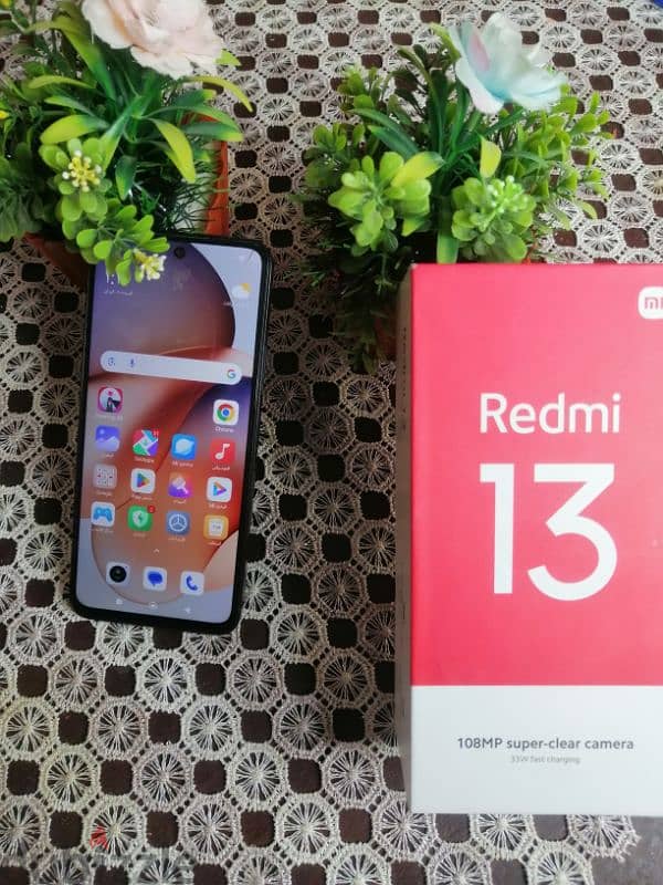 كسر زيرو Redmi 13 مساحه 256 ورمات 16 وكاميرا 108 1