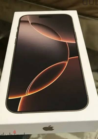 iPhone 16 pro max 256gb middle east desert color