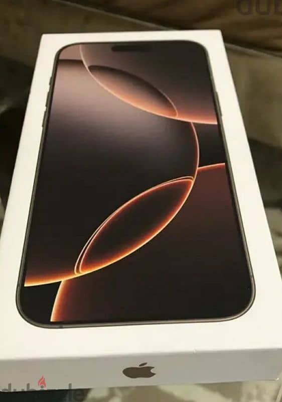 iPhone 16 pro max 256gb middle east desert color 0