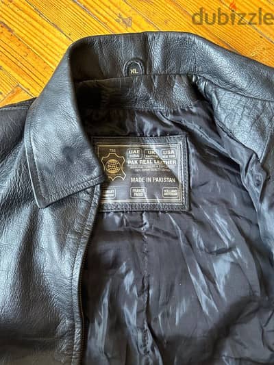 Genuine Leather Jacket - L/XL