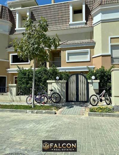 Villa for sale, 4 rooms, installments up to 12 years, in Sarai Compound in Mostakbal City, minutes from the Fifth Settlement, next to Madinaty Wall