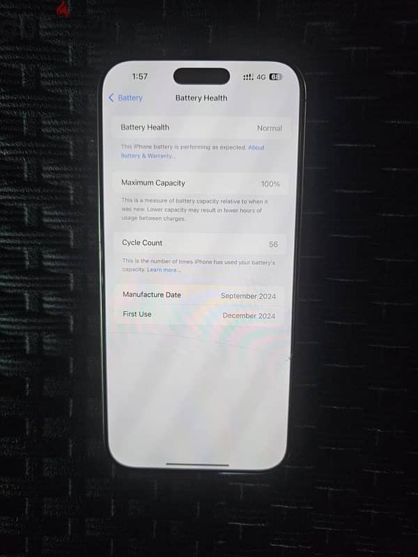 iphone 16 pro max 256gb معفي من ضرايب نسخة الامارات 4