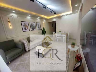 Furnished apartment for rent in Madinaty with ultra super luxury finishes at b12