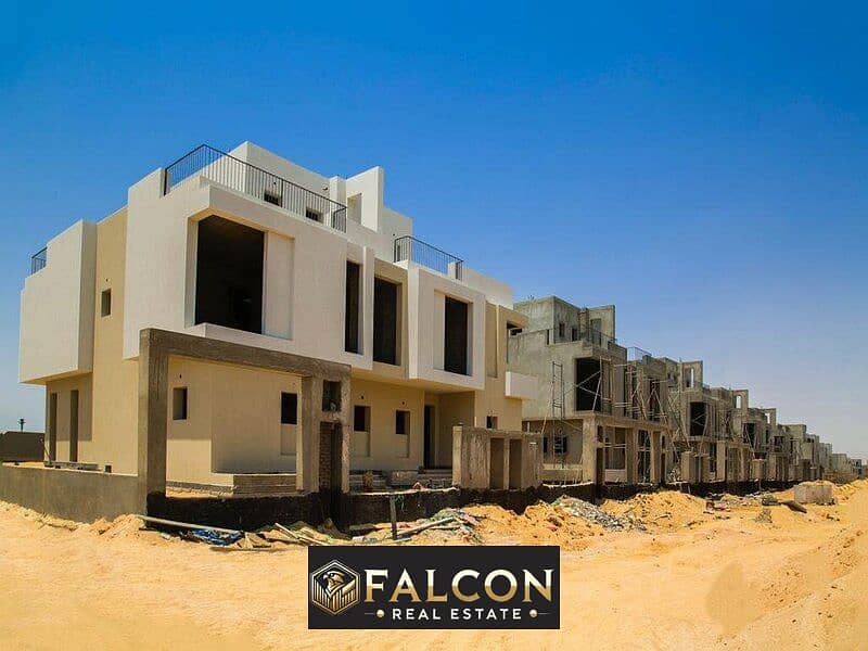 For sale, a fantastic villa with a down payment of 5.5 million in The Estates Compound, Sheikh Zayed 0