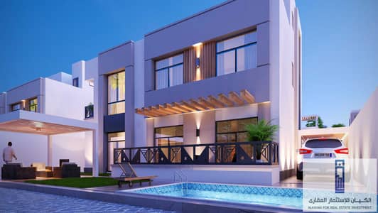 Receive immediately, in installments over 6 years, a villa with a swimming pool behind Mall of Arabia in BEL AMI Compound