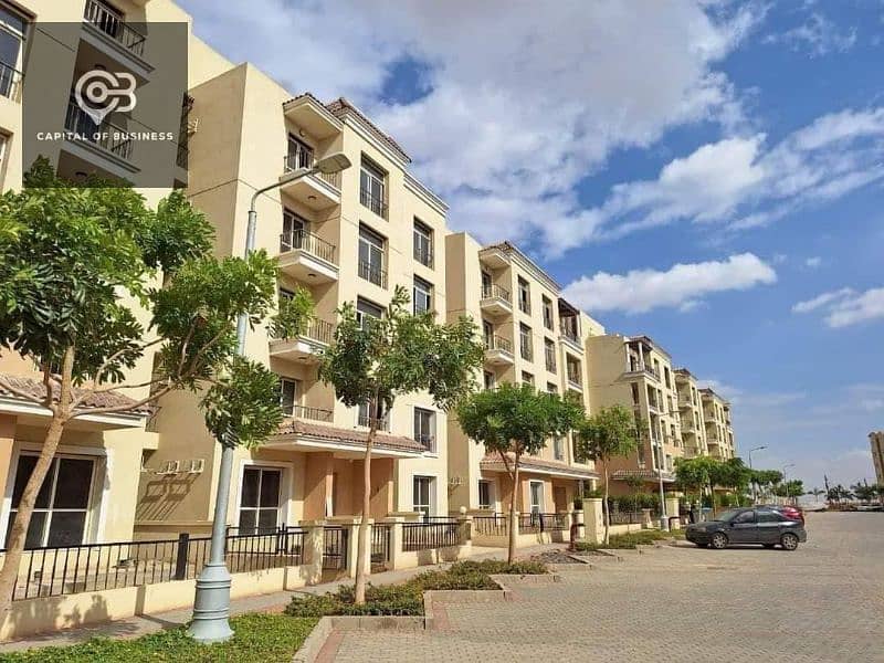 Apartment for sale, ground floor, with a large garden, in a distinguished location in Sarai Compound 0