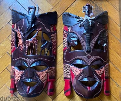 African wooden masks