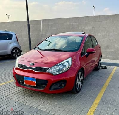 Kia Rio high line 2013 كيا ريو اعلي فئة فابريكا كلها