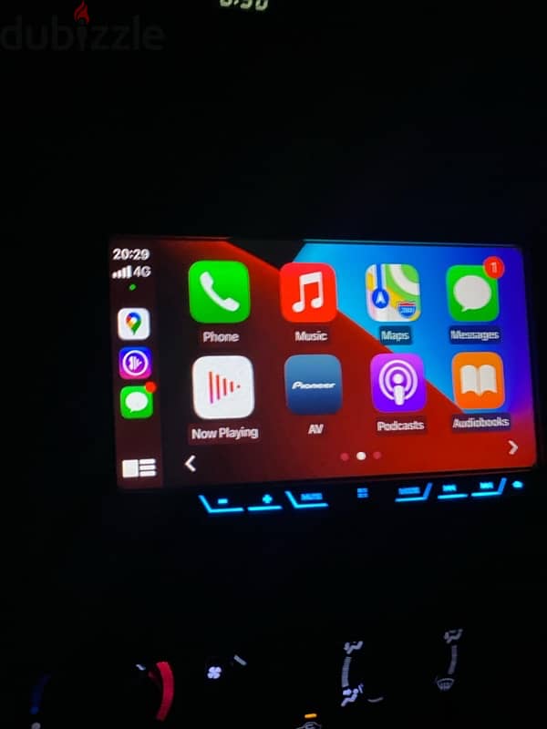 pioneer dvd/aux/bt/ apple carplay/android auto كاسيت 3