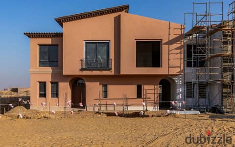 For Sale , Twin House In Village West Compound Sheikh Zayed 270 Sqm Very Prime Location View Land Scape