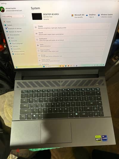 gaming lap top G7 16