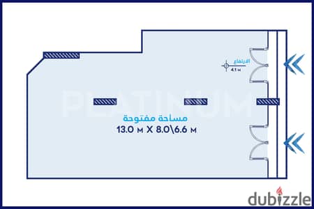 محل تجاري للبيع 100 م سموحة ( متفرع من بهاء الدين الغتورى )