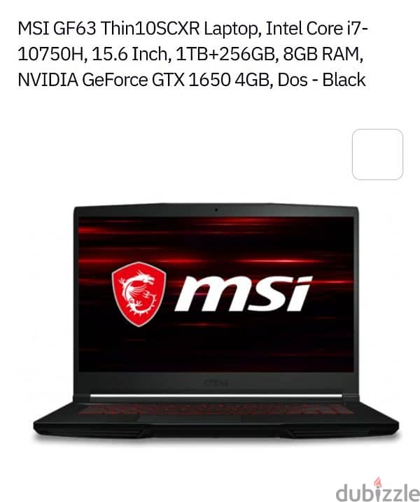 MSI gf63 laptop 6