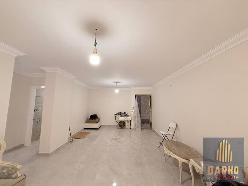 Apartment 170 m, Ultra Super Lux, in Al-Ahram Gardens, the fourth gate, the first residence at a commercial price, the second floor, an electricity me 0