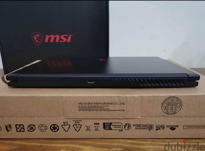 gaming msi labtop gf63thin core i5 11400H 6core 5