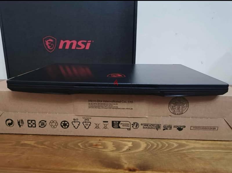 gaming msi labtop gf63thin core i5 11400H 6core 6