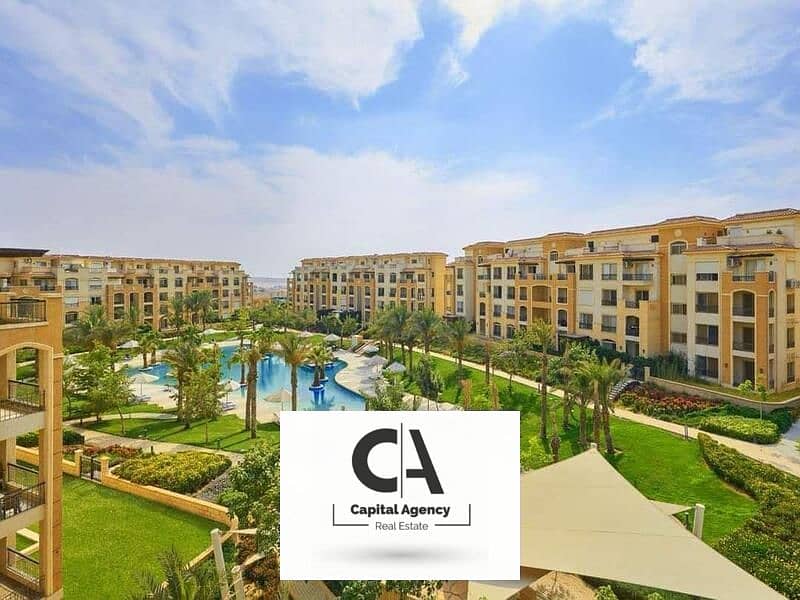 Ready to move apartment in the Fifth Settlement with a 10% down payment in a view of the landscape in the heart of New Cairo - Stone Residence 0