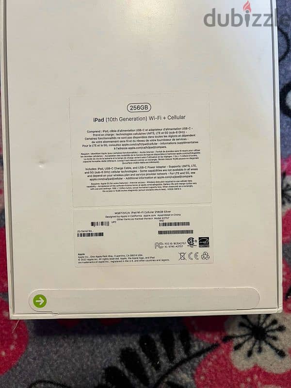 new ipad 10 256 wifi cellular silver 1