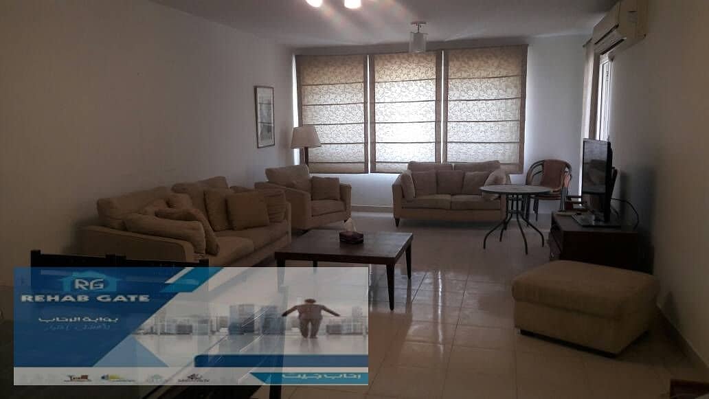 Apartment for sale in Al-Rehab, 160 meters, in the fourth phase, with Naro Garden view and parking 0