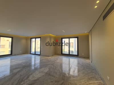 Move-in-ready . . bright high floor apartment BRAND NEW in Silver Palm compound semi furnished beside Waterway . . Seoudi Market شقه ايجار فى سيلفر بالم