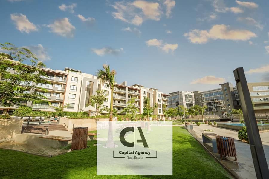 Apartment for sale with roof 102 meters , in Azad Compound in the heart of Fifth Settlement Ready to move Distinctive view of the landscape 0