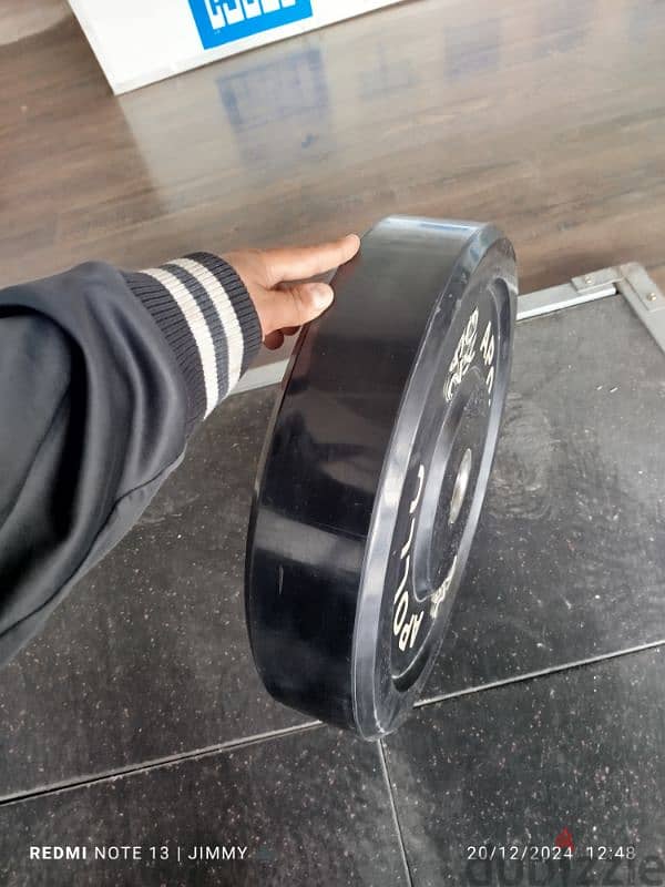 150 kilos Black Bumper APOLLO Plate set 2