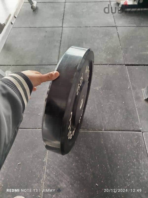 150 kilos Black Bumper APOLLO Plate set 4