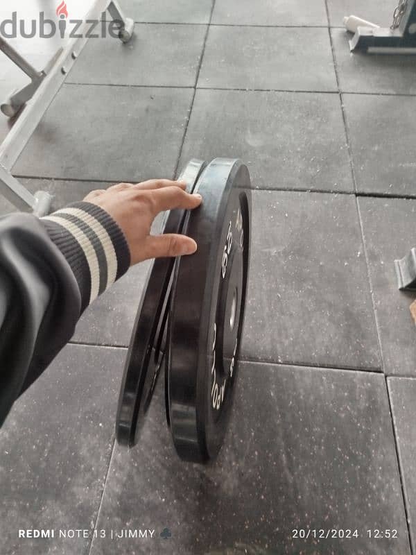 150 kilos Black Bumper APOLLO Plate set 8