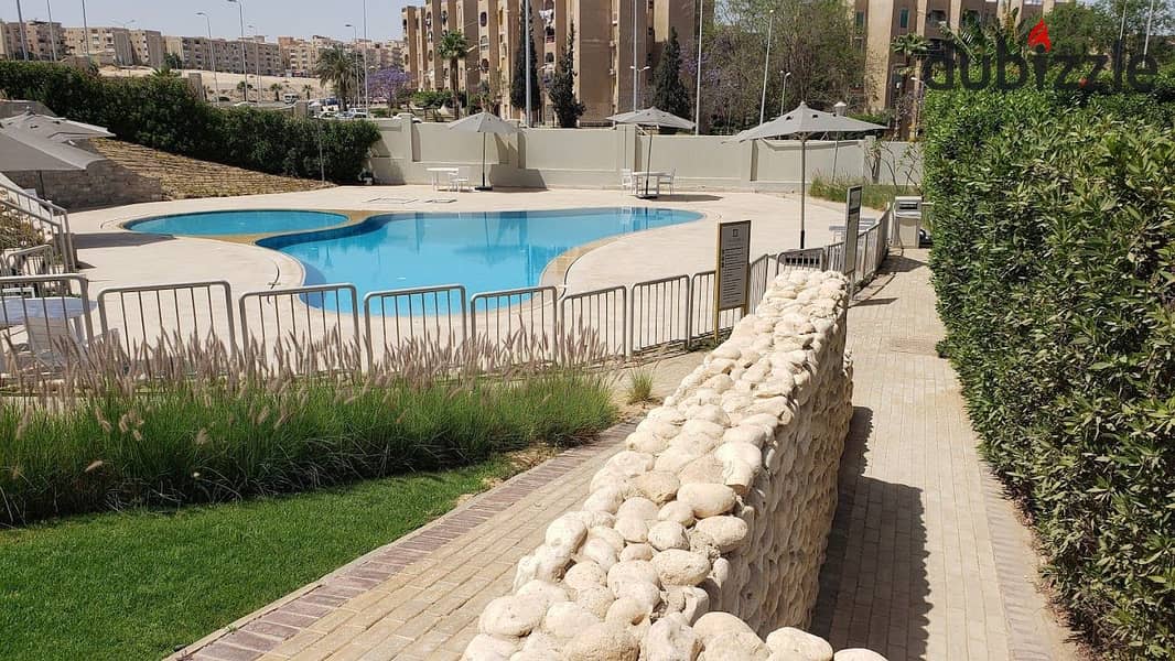 Apartment for rent 112m view swimming pool landscape kitchen  air conditioners 3 bedrooms in The Address Sheikh Zayed next to Zayed Dunes and Zed Towe 0