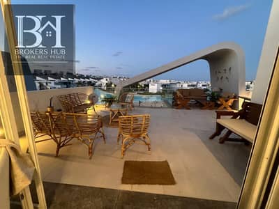 Penthouse For sale Direct on lagoon Ultra super lux Fully furnished and AC  North Coast  Fouka bay