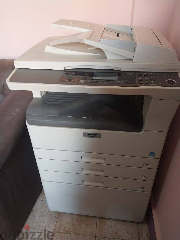 sharp printer scanner مكنه طباعه شارب استخدام يومين 2