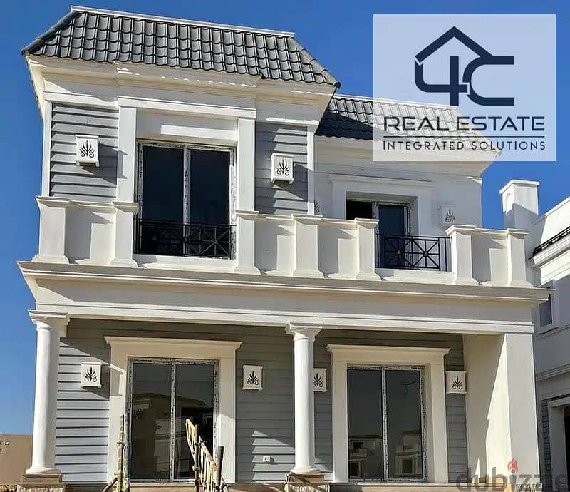 A villa twin house ready to move with down payment 4 million bua 290 m 4 bedrooms for sale in Mountain View I City New Cairo 0