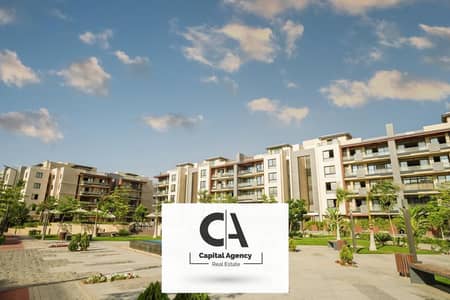 Apartment for sale ground floor with garden in Azad Compound in the heart of the Fifth Settlement | Distinctive view of the landscape and swimming