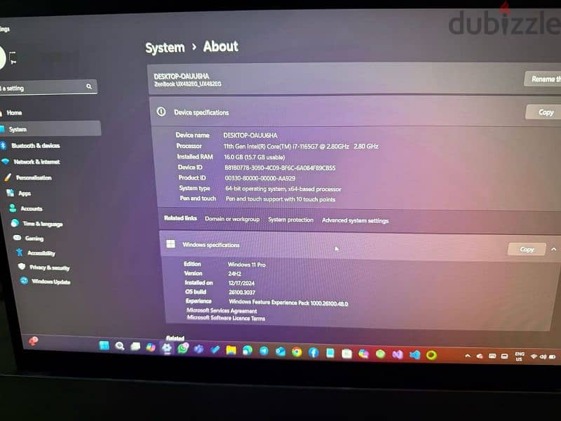 Asus Zenbook UX482EG 2