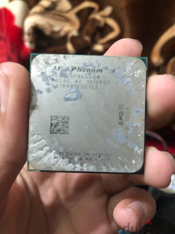 للبيع معالج AMD Phenom II X4 955 + مشتت حراري بحالة جيدة 2