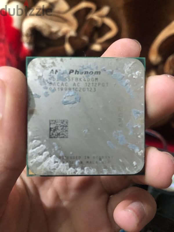 للبيع معالج AMD Phenom II X4 955 + مشتت حراري بحالة جيدة 3