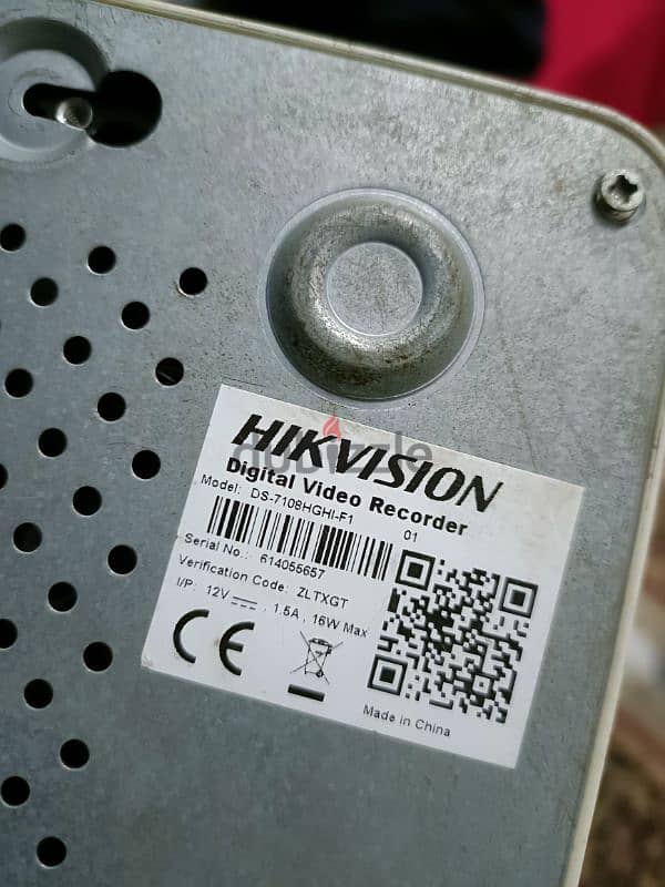 DVR hikvision 8 camera 2   دي في ار هيكفيجين ٨ مخرج 2